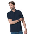 Blue Midnight - Back - Stedman Mens Cotton Polo