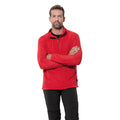 Scarlet Red - Back - Stedman Mens Active Half Zip Fleece