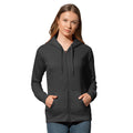 Black Opal - Back - Stedman Womens-Ladies Active Zip Hood