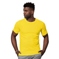 Daisy Yellow - Back - Stedman Stars Mens Morgan Crew Neck Tee