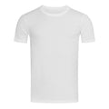 White - Front - Stedman Stars Mens Morgan Crew Neck Tee