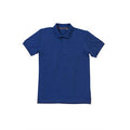 True Blue - Front - Stedman Mens Henry Cotton Polo