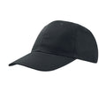 Black - Front - Atlantis Start 6 Panel Baseball Cap (Pack of 2)