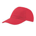 Red - Front - Atlantis Start 6 Panel Baseball Cap (Pack of 2)