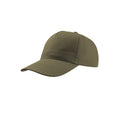 Olive - Front - Atlantis Start 5 Panel Cap (Pack of 2)