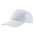 White - Front - Atlantis Start 5 Panel Cap (Pack of 2)