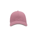 Pink - Side - Atlantis Liberty Sandwich Heavy Brush Cotton 6 Panel Cap (Pack Of 2)