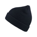 Navy - Front - Atlantis Woolly Wool Blend Beanie