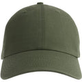 Olive - Front - Atlantis Unisex Adult Fraser 6 Panel Organic Cotton Baseball Cap