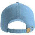 Columbia Blue - Back - Atlantis Unisex Adult Fraser 6 Panel Organic Cotton Baseball Cap