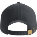 Dark Grey - Back - Atlantis Unisex Adult Fraser 6 Panel Organic Cotton Baseball Cap