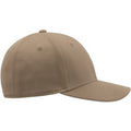 Khaki - Side - Atlantis Unisex Adult Pitcher Flexible Baseball Cap