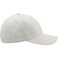 White - Side - Atlantis Unisex Adult Pitcher Flexible Baseball Cap