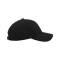 Black - Side - Atlantis Unisex Adult Curved Twill Baseball Cap