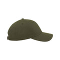 Olive - Side - Atlantis Unisex Adult Curved Twill Baseball Cap