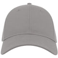 Light Grey - Front - Atlantis Unisex Adult Curved Twill Baseball Cap