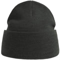 Dark Grey Melange - Front - Atlantis Unisex Adult Pure Recycled Beanie