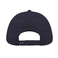 Navy - Side - Atlantis Recy Six Recycled Polyester Baseball Cap