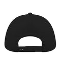 Black - Side - Atlantis Recy Six Recycled Polyester Baseball Cap