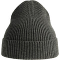 Dark Grey Melange - Front - Atlantis Unisex Adult Andy Recycled Polyester Beanie