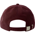 Burgundy - Back - Atlantis Unisex Adult Creep S Corduroy Recycled Baseball Cap