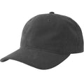 Grey - Front - Atlantis Unisex Adult Creep S Corduroy Recycled Baseball Cap