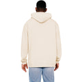 Ecru - Back - Casual Classics Mens Ringspun Cotton Tall Oversized Hoodie