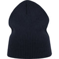 Navy - Back - Atlantis Unisex Adult Brad Recycled Slouch Beanie