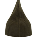 Olive - Side - Atlantis Unisex Adult Brad Recycled Slouch Beanie