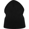 Black - Back - Atlantis Unisex Adult Brad Recycled Slouch Beanie