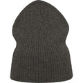 Dark Grey Melange - Back - Atlantis Unisex Adult Brad Recycled Slouch Beanie