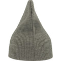 Light Grey Melange - Side - Atlantis Unisex Adult Brad Recycled Slouch Beanie