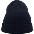 Navy - Front - Atlantis Childrens-Kids Wind Recycled Beanie