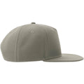 Grey - Side - Atlantis Unisex Adult 5 Panel Snapback Baseball Cap