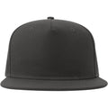 Dark Grey - Front - Atlantis Unisex Adult 5 Panel Snapback Baseball Cap