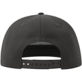 Dark Grey - Back - Atlantis Unisex Adult 5 Panel Snapback Baseball Cap