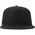 Black - Front - Atlantis Unisex Adult 5 Panel Snapback Baseball Cap