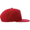 Red - Side - Atlantis Unisex Adult 5 Panel Snapback Baseball Cap