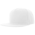 White - Lifestyle - Atlantis Unisex Adult 5 Panel Snapback Baseball Cap