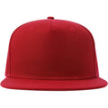 Red - Front - Atlantis Unisex Adult 5 Panel Snapback Baseball Cap