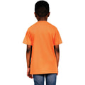 Cyber Orange - Back - Casual Classics Childrens-Kids Original Tech T-Shirt