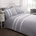 Silver - Front - Rapport Annabella Duvet Cover Set