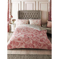 Pink-Grey - Front - Bellerose Floral Duvet Cover Set