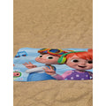 Multicoloured - Side - Cocomelon Music Beach Towel