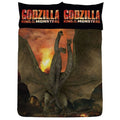 Blue-Orange - Back - Godzilla Vs King Ghidorah Duvet Cover Set