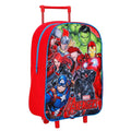 Red-Blue - Side - Marvel Avengers Superhero Trolley Bag