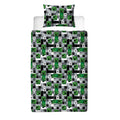 Multicoloured - Back - Minecraft Block Check Duvet Cover Set