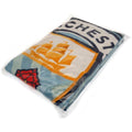 Blue-White - Front - Manchester City FC Crest Cotton Beach Towel