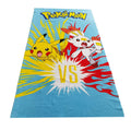 Blue-Yellow-Red - Back - Pokemon Pikachu Vs Scorbunny Towel