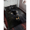 Black - Back - Gaveno Cavailia Panther Duvet Cover Set